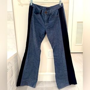 JOSEPH “Elvis” Two-Tone Jeans Size S (4-6)